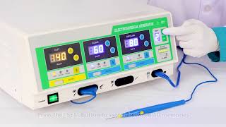 Intelligent Versatile Electrosurgical Generator Bipolar Diathermy Machine HE350AHowell Medical [upl. by Avahc]