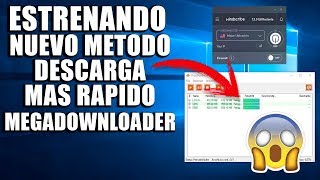 Nuevo Y Mejor Metodo Para Descargar Con MEGADOWNLOADER Mas Rapido y Facil [upl. by Arorua]