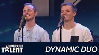 Dynamic Duo  Danmark har talent  Audition 4 [upl. by Dolly]