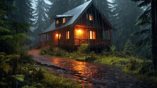 Night Thunderstorm Sounds  Torrential Rain on Tin Roof amp Intense Thunder  White Noise for Sleeping [upl. by Hurley]