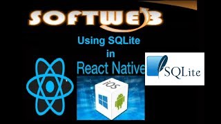 Using a SQLite in ReactNative 1  الاتصال بقاعدة بيانات سكلايت [upl. by Mccahill]