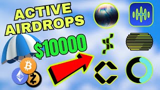 Airdrops update  Active crypto airdrops  Upcoming airdrops [upl. by Knarf552]