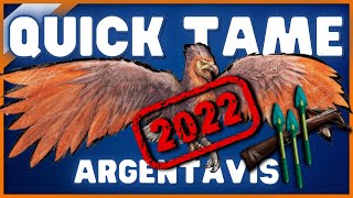 How To Tame An Argentavis In Under 10 Minutes 2022 Ark Beginner Guide Argy Glitch Updated [upl. by Al212]