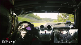 Pagani Zonda R  Nurburgring lap [upl. by Salli]