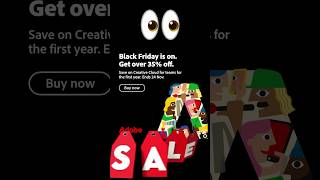 Adobe Black Friday Deals 2023  50 Off on Adobe Creative Cloud All Apps [upl. by Krum]