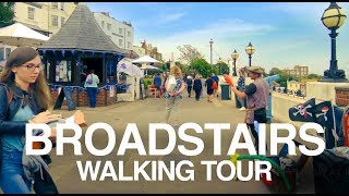 4K BROADSTAIRS KENT WALKING TOUR  Viking Bay to Charles Dickens Bleak House [upl. by Aiuoqes324]