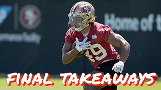 Final Takeaways from Day 1 of 49ers Training Camp [upl. by Malilliw]