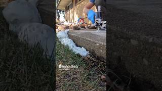 concreteleveling  Leveling a Concrete Porch with Foam  concrete levelconcrete [upl. by Refanej]