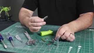 Grex Tritium Series Airbrushes  Full Disassembly and Assembly [upl. by Atekin]