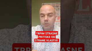 Ljubomir Stefanovic  TRPIM STRASNE PRITISKE OD STRANE VLASTI fenixtv ljubomirstefanovic [upl. by Enelhtak921]