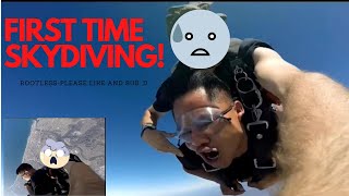 FIRST TIME SKYDIVING CAN YOU GET A HEART ATTACK SKYDIVING San Diego CALIFORNIA GO JUMP OCEANSIDE [upl. by Westleigh]