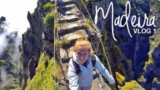 Madeira the most thrilling hike Pico do Arieiro to Pico Ruivo  Vlog 1  World Wanderista [upl. by Adim]