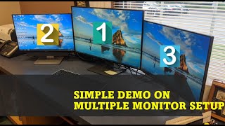 How to Setup Multiple Monitors  Display on Laptop Docking Station  HDMI Adoptors [upl. by Etnovad406]