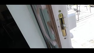 HowTo Identify amp Replace a Sliding Glass Door Mortise Lock [upl. by Epifano]