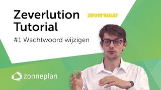 Zeversolar Zeverlution Tutorial 1 Wachtwoord wijzigen van uw omvormer [upl. by Humfried]