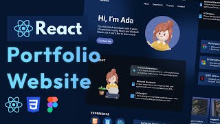 Complete React Portfolio Website Tutorial  Build amp Deploy  Beginners Tutorial [upl. by Novit]