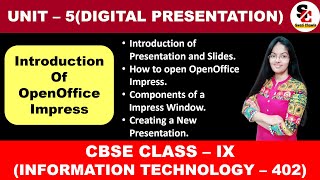 Session  1 Introduction of Presentation Software  CBSE Class 9 Information Technology [upl. by Worrell]