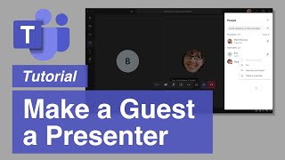 Microsoft Teams  How to Make a Guest a Presenter [upl. by Myrtice423]