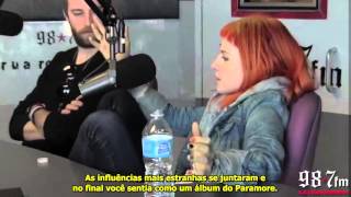 987FM Paramore In Studio Interview LEGENDADO paramorecombr [upl. by Asilec]