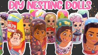 DIY Nesting Dolls Collection Encanto Disney Nesting Dolls [upl. by Nishi]