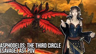 AST POV Pandaemonium SAVAGE  Asphodelos The Third Circle P3S FIRST CLEAR FFXIV [upl. by Llerud117]