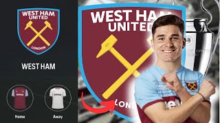 I Rebuilt WEST HAM UNITED In EAFC24 [upl. by Nikolaus255]