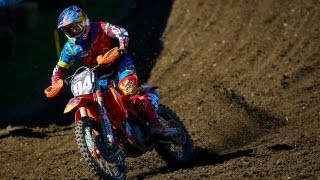 Ken Roczen vs Eli Tomac Full Battle  2013 Unadilla MX 250 Moto 2 Official Feed [upl. by Affrica]