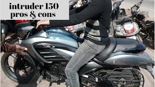 suzuki intruder 150 reviewadvantages amp disadvantages [upl. by Astri]