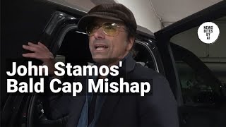 John Stamos Defends Bald Cap Comments with Dave Coulier [upl. by Ahseikram397]