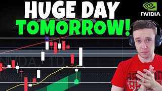 NVDA Stock  Massive Day For NVIDIA Tomorrow [upl. by Nrubliw]