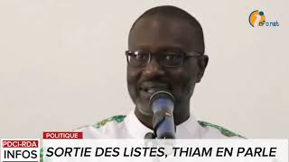 Côte dIvoire  Tidjane Thiam à propos de la sortie de la liste électorale  élections de 2025 [upl. by Garreth465]