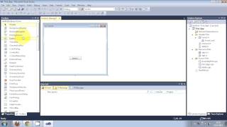 Visual C Tutorial 1 Windows Forms Application Getting Started Hello World Free Install [upl. by Tam318]