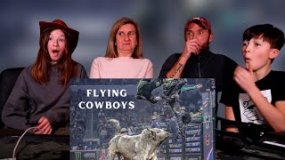 Graham Family Reacts To Bull Riding Wrecks For The First Time [upl. by Ladew822]