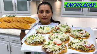 Enchiladas salvadoreñas de pollo  🍗🐔👌🏻 El MEJOR tutorial fácil y rápido [upl. by Okim]