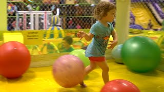 Cute Kid Genevieve Plays at Best Indoor Playground for Kids [upl. by Anibor803]