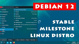 Debian 12 Milestone Linux Distro [upl. by Aiekahs]