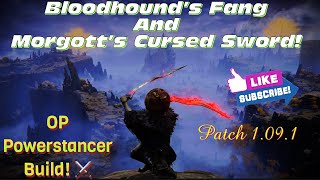 Morgott’s Cursed SwordBloodhound’s Fang Combo Build ⚔️ Elden Ring Patch 1091 [upl. by Nylacaj]