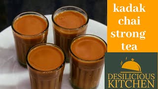 Recipe 15  Kadak Chai  Cutting Chai  Tea  Indian Masala Tea  Ginger tea [upl. by Battista]