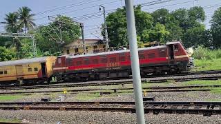 Tiruchendur express departing from chengalpattu  circar express kacheguda express arriving [upl. by Yltneb]