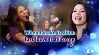 Miranda Cosgrove amp Victoria Justice Leave It All To Shine Karaoke [upl. by Bertrand249]