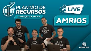 LIVE Plantão de Recursos MEDGRUPO  AMRIGS [upl. by Reinertson]