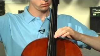 Two Octave B Flat Major Scale on Cello [upl. by Godewyn]