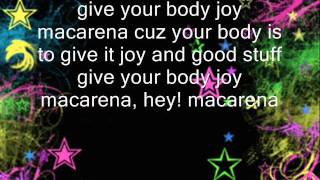 macarena english lyrics [upl. by Bubalo734]