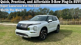 2023 Mitsubishi Outlander PHEV SE TEST DRIVEFULL REVIEW [upl. by Aketahs485]