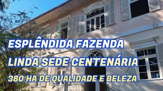 Cener Imóveis 2702 Esplêndida fazenda de 380 ha com sede centenária por 13 milhões em Além Paraíba [upl. by Arbas]