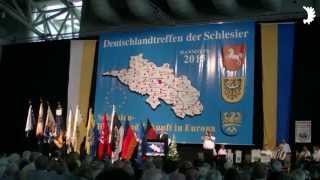 Das Deutschlandlied  Deutschlandtreffen der Schlesier Hannover 2013 [upl. by Lindholm]