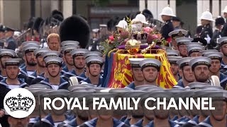 LIVE The State Funeral Procession of Her Majesty The Queen [upl. by Anahcar]