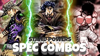 Stand Powers Basic Spec Combos [upl. by Hobey]