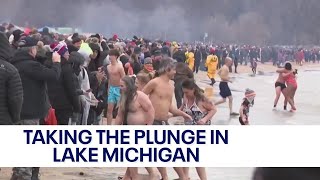 Milwaukee Polar Bear Plunge 2024  FOX6 News Milwaukee [upl. by Wilburn]