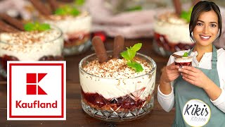 Weihnachtsrezept  KirschSpekulatiusSchichtdessert im Glas  Kaufland [upl. by Ahsekahs868]